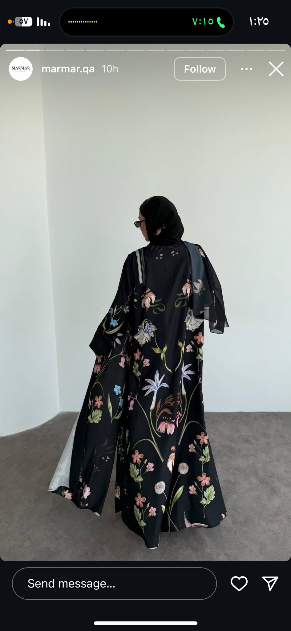 Flora abaya 15% offer
