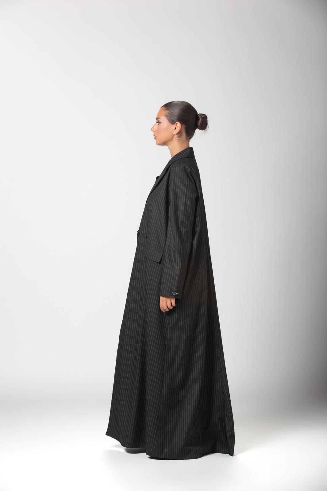Black Sport Chic Abaya