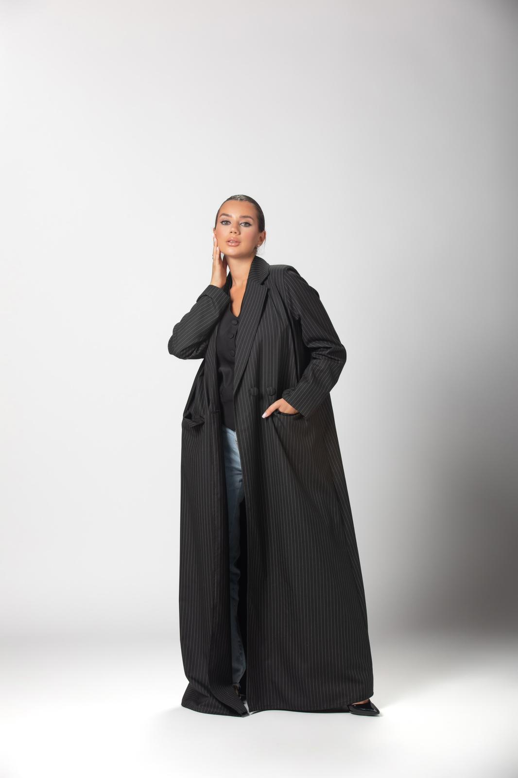Black Sport Chic Abaya