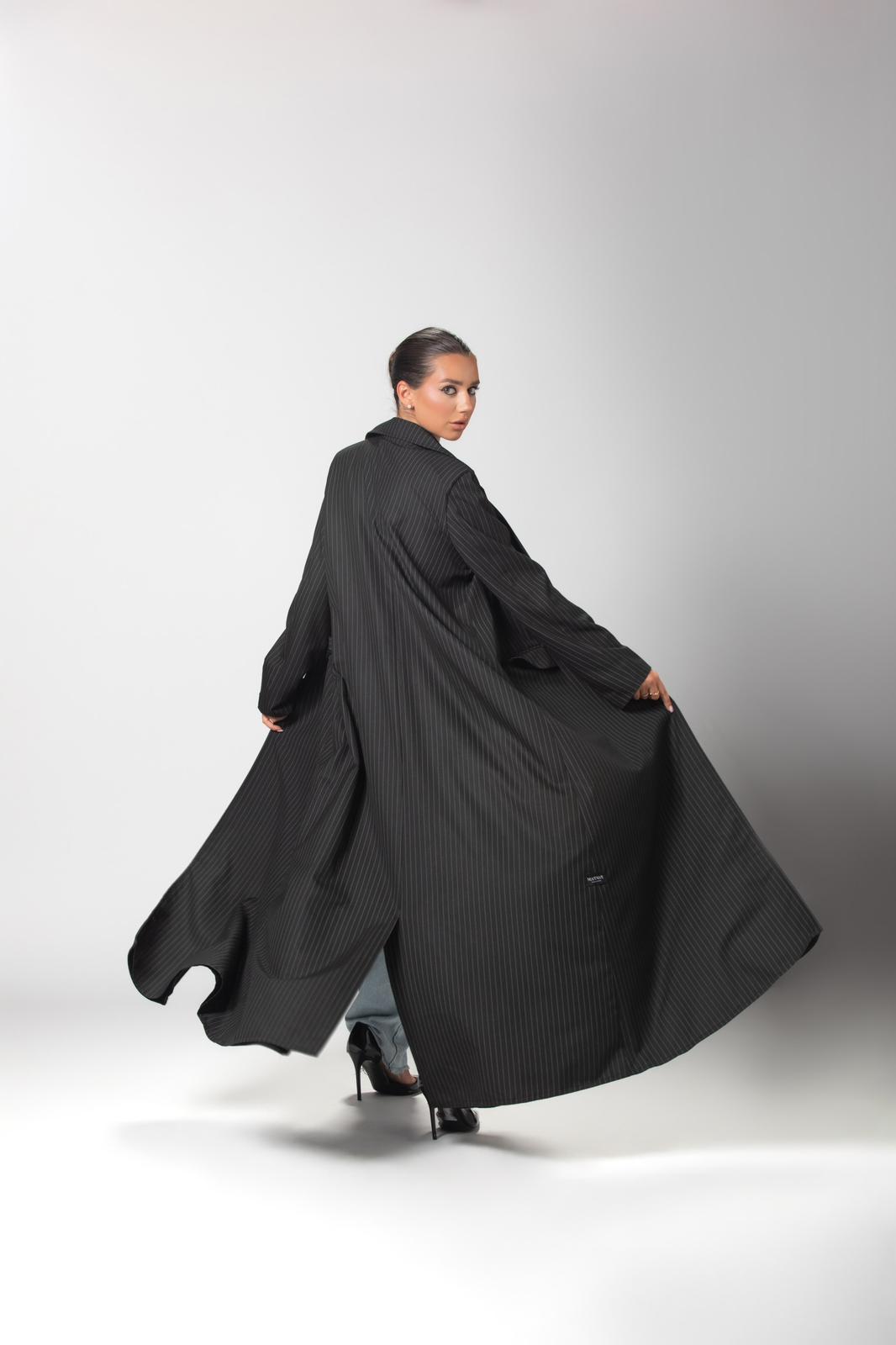 Black Sport Chic Abaya
