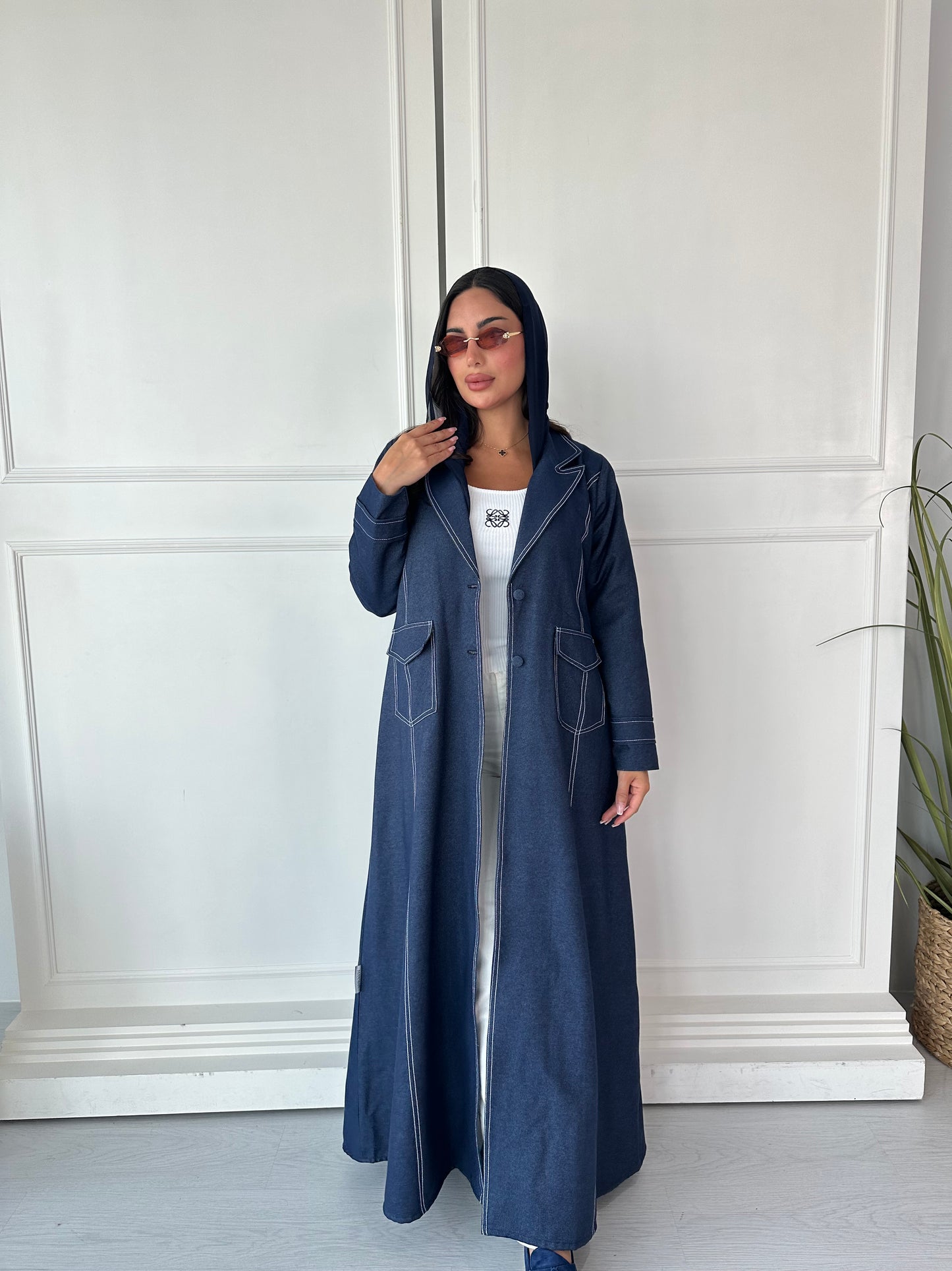 Denim abaya