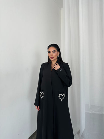 Heart abaya