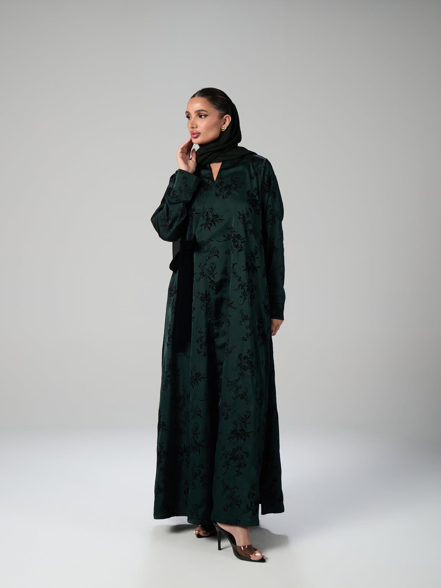 Velvet silk green