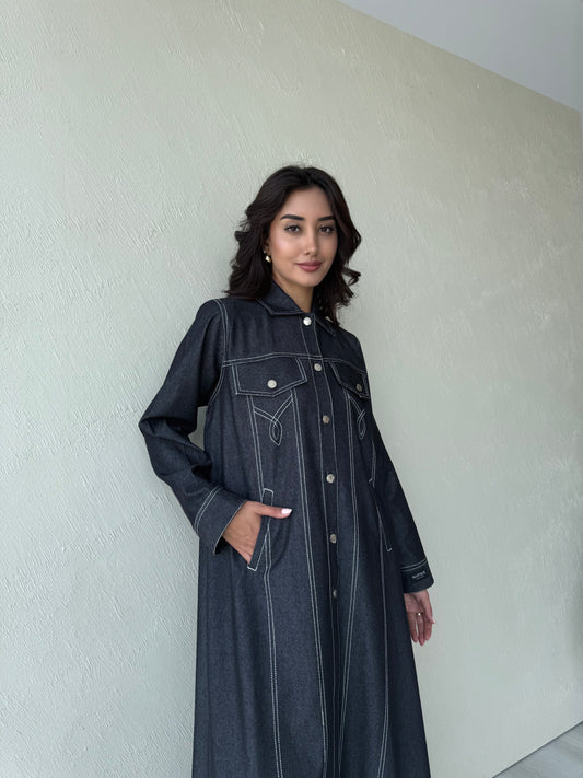 Denim abaya