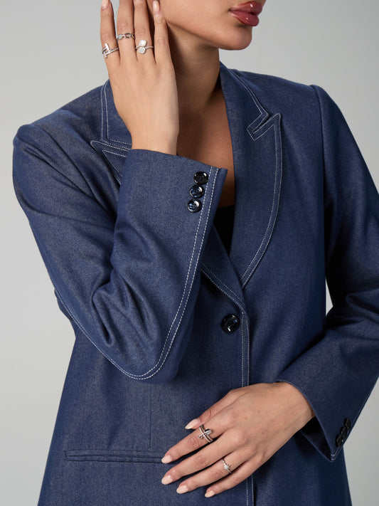 Denim blazer