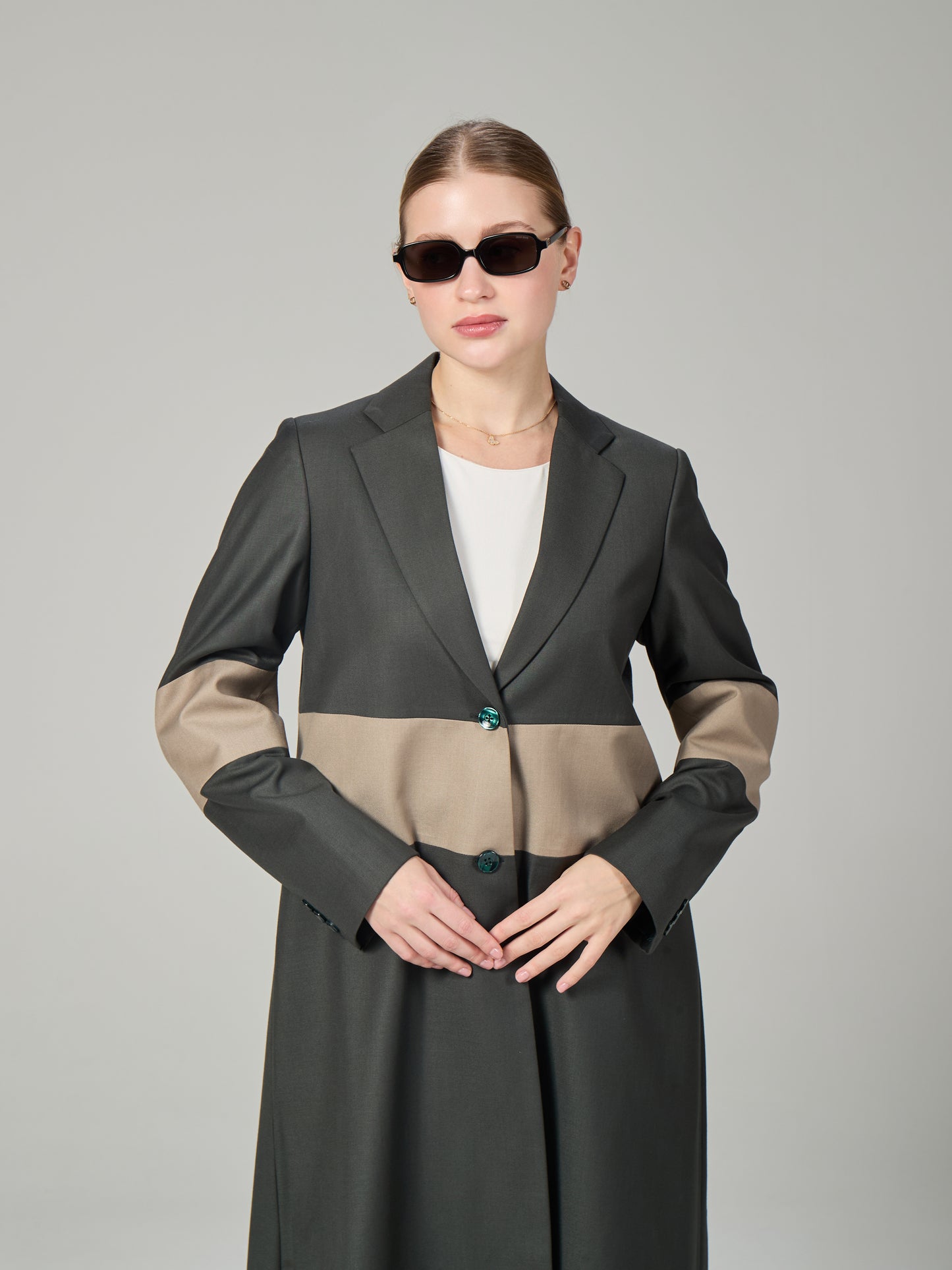 Olive abaya