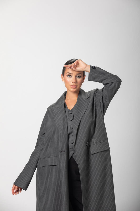 Grey Sport Chic Abaya